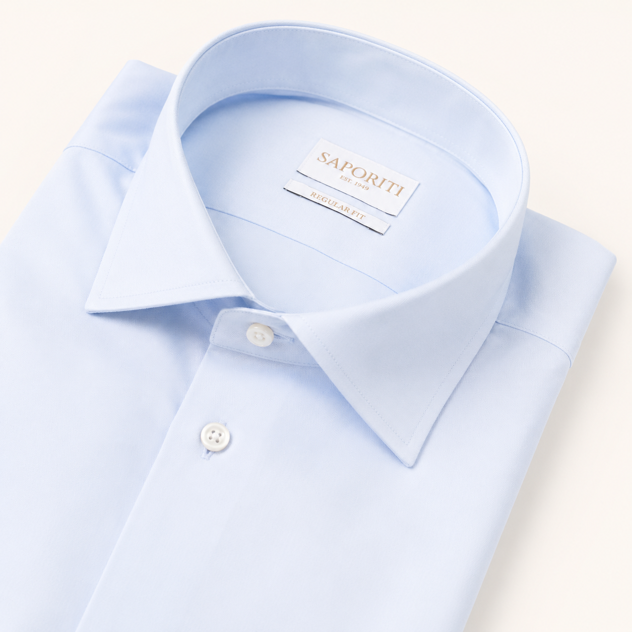 Camicia Uomo 100% Cotone Twill - Regular Fit