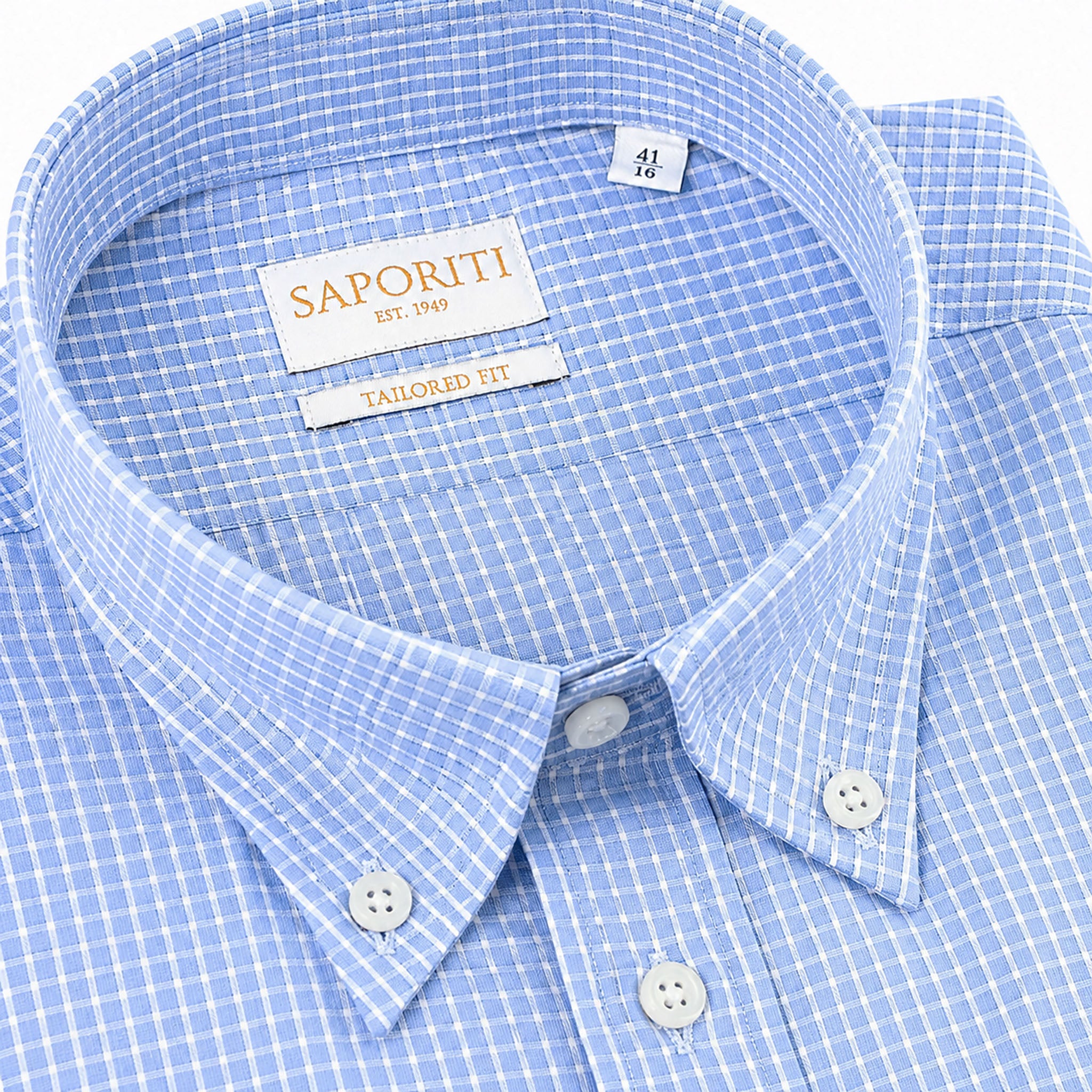 Camicia 100% Cotone Popeline - Tailored Fit