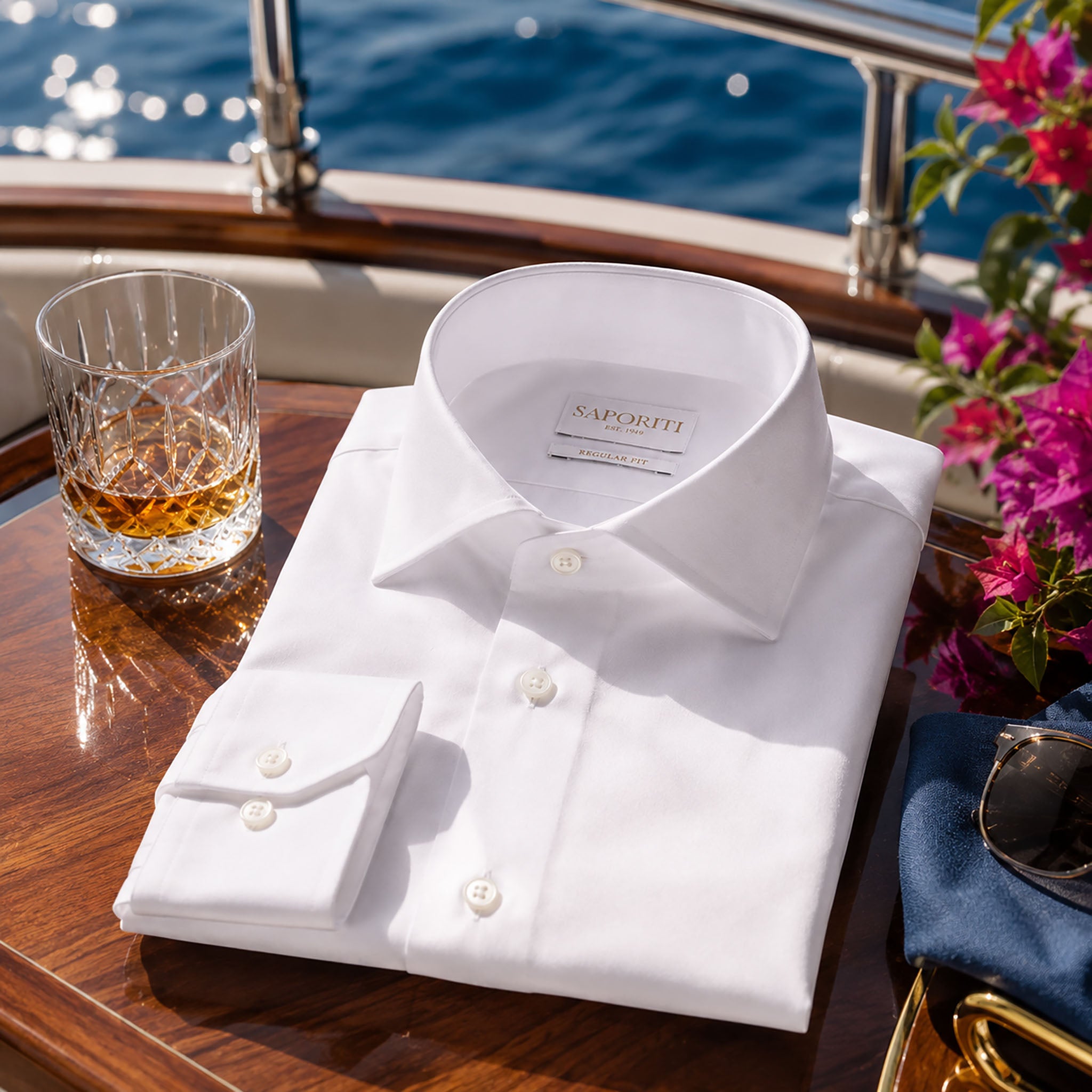 Camicia Uomo 100% Cotone Popeline