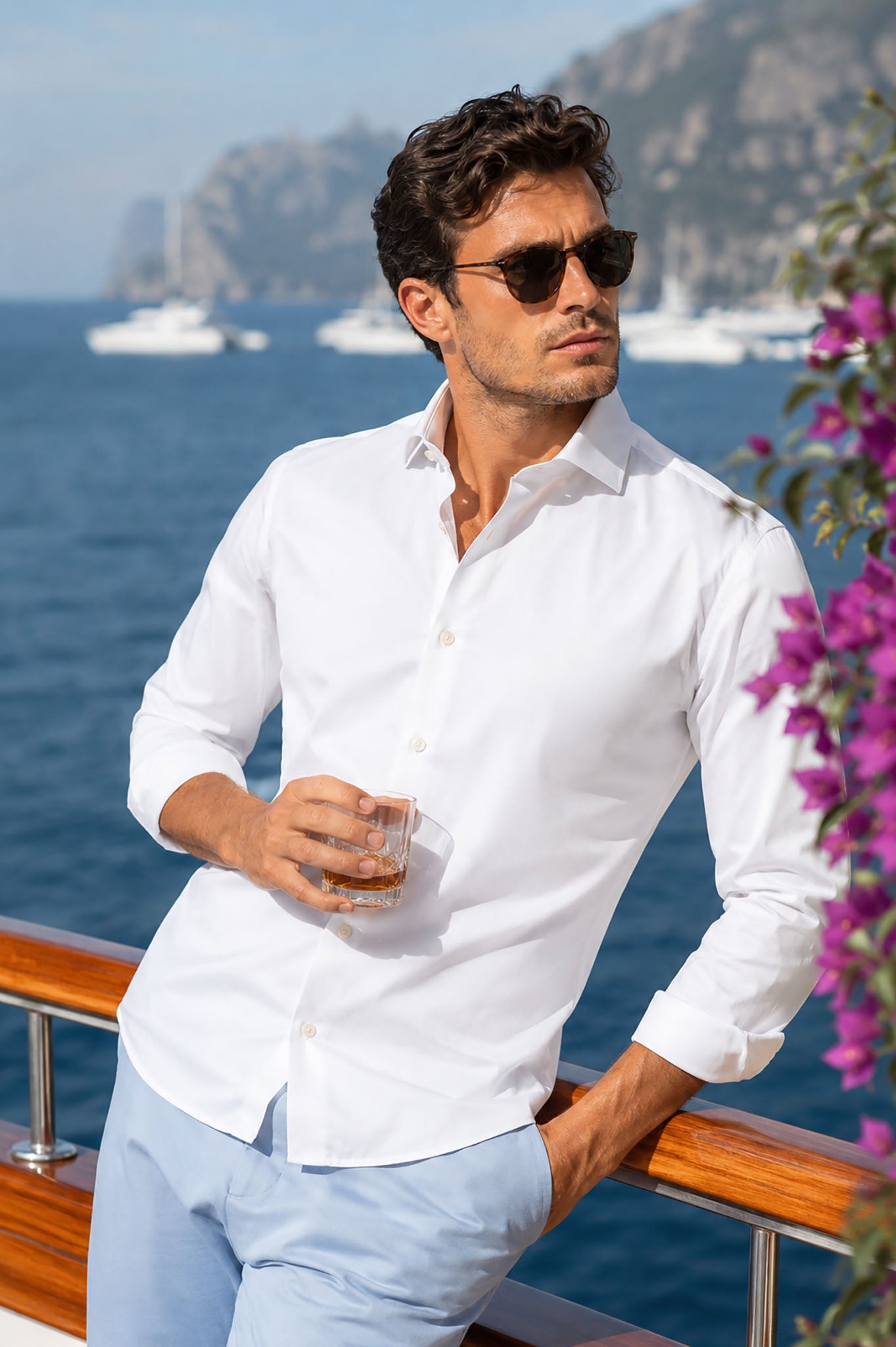 Camicia Uomo 100% Cotone Popeline