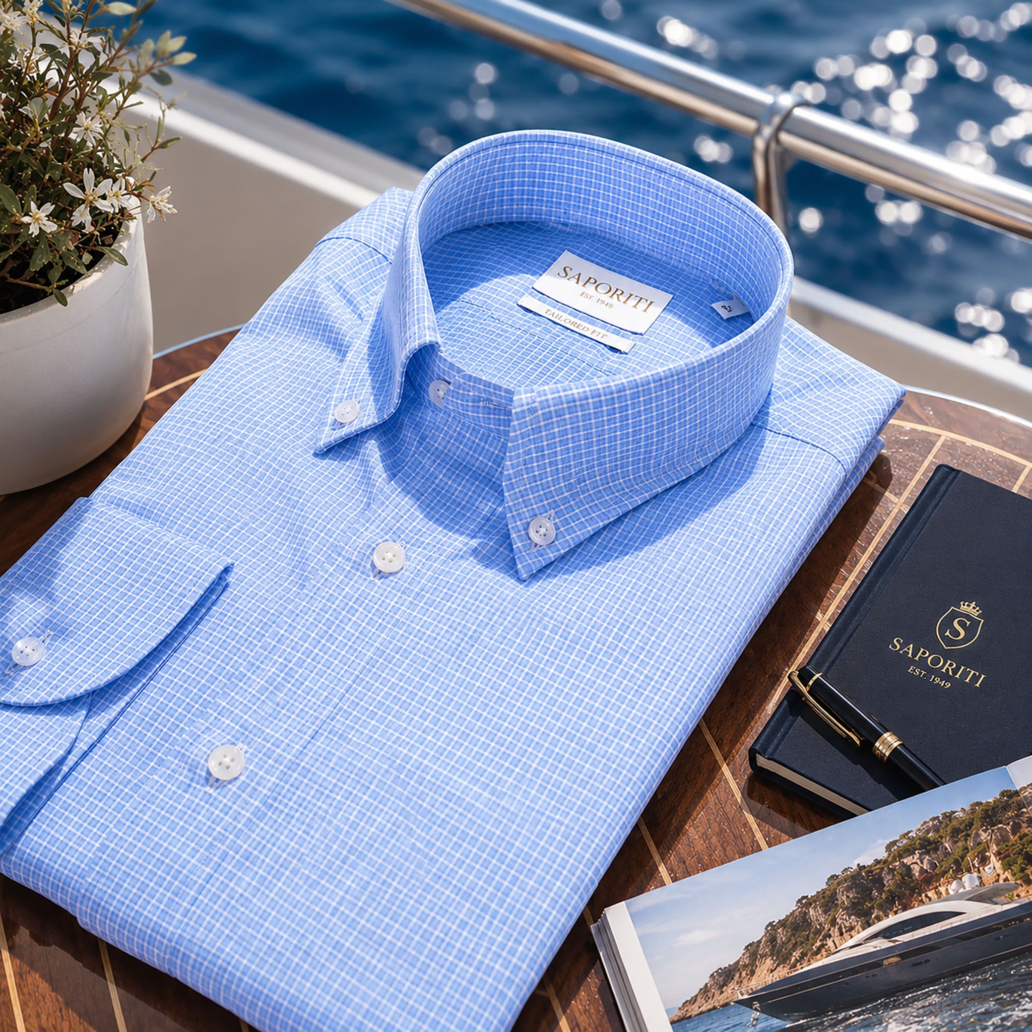 Camicia Uomo 100% Cotone Popeline 8 - Tailored Fit